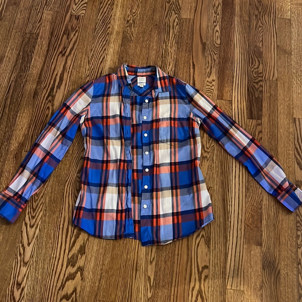 Plaid J Crew flannel
